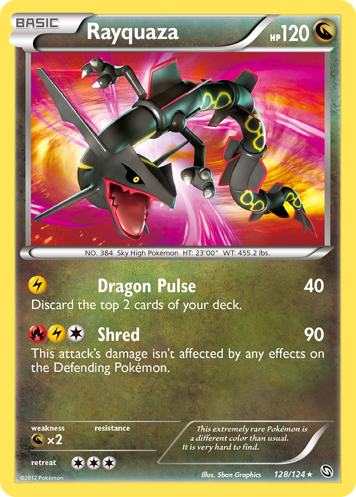 Rayquaza (128/124) - Dragons Exalted Pokémon Card