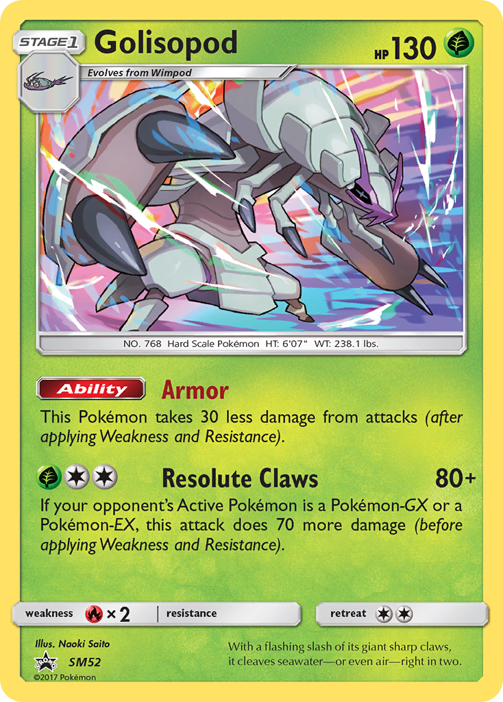 Golisopod (SM52) - SM Black Star Promos Pokémon Card