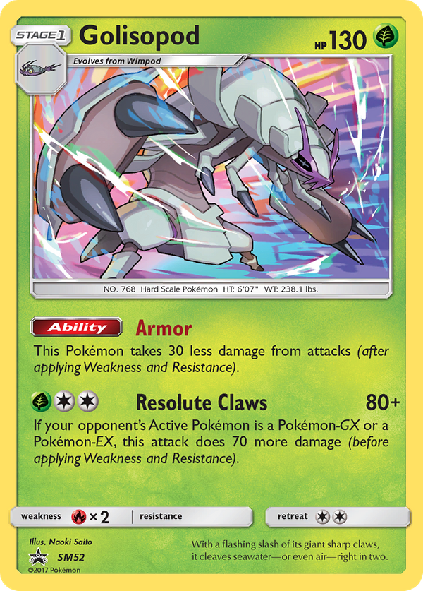 Golisopod (SM52) - SM Black Star Promos