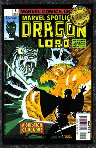 Marvel Milestones #Dragon Lord, Speedball And The Man in the Sky Comic
