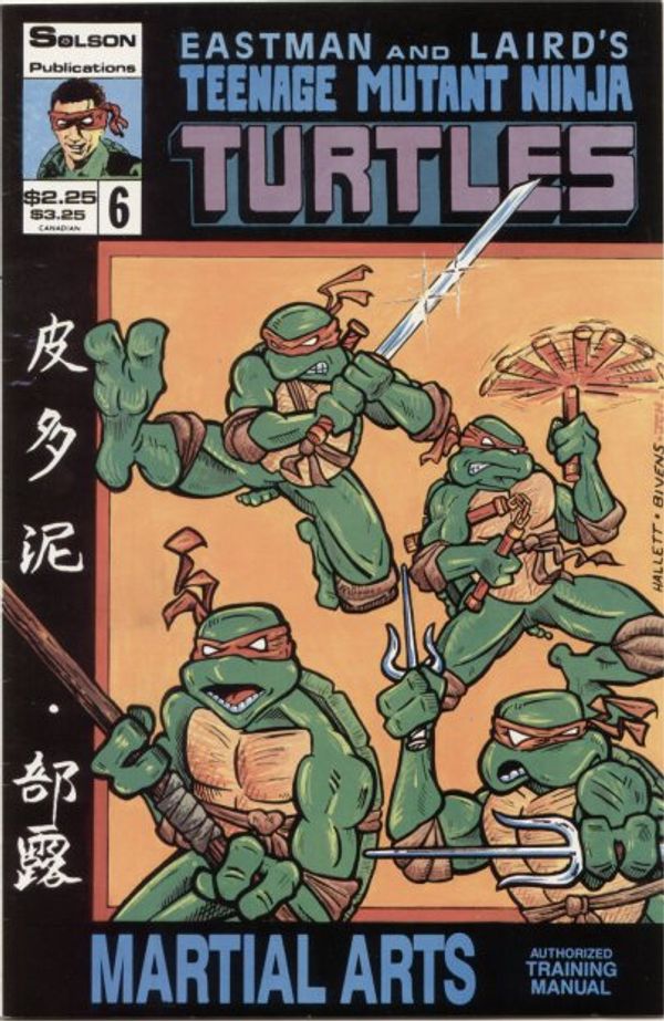  Teenage Mutant Ninja Turtles Training Manual #6