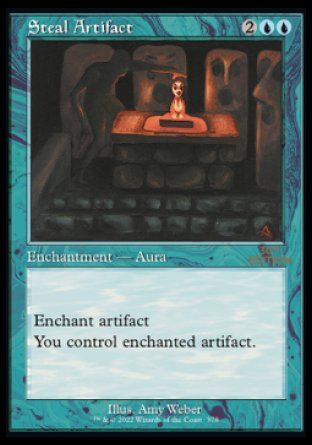 Steal Artifact (Magic 30th Anniversary Edition - Old Frame) Trading Card