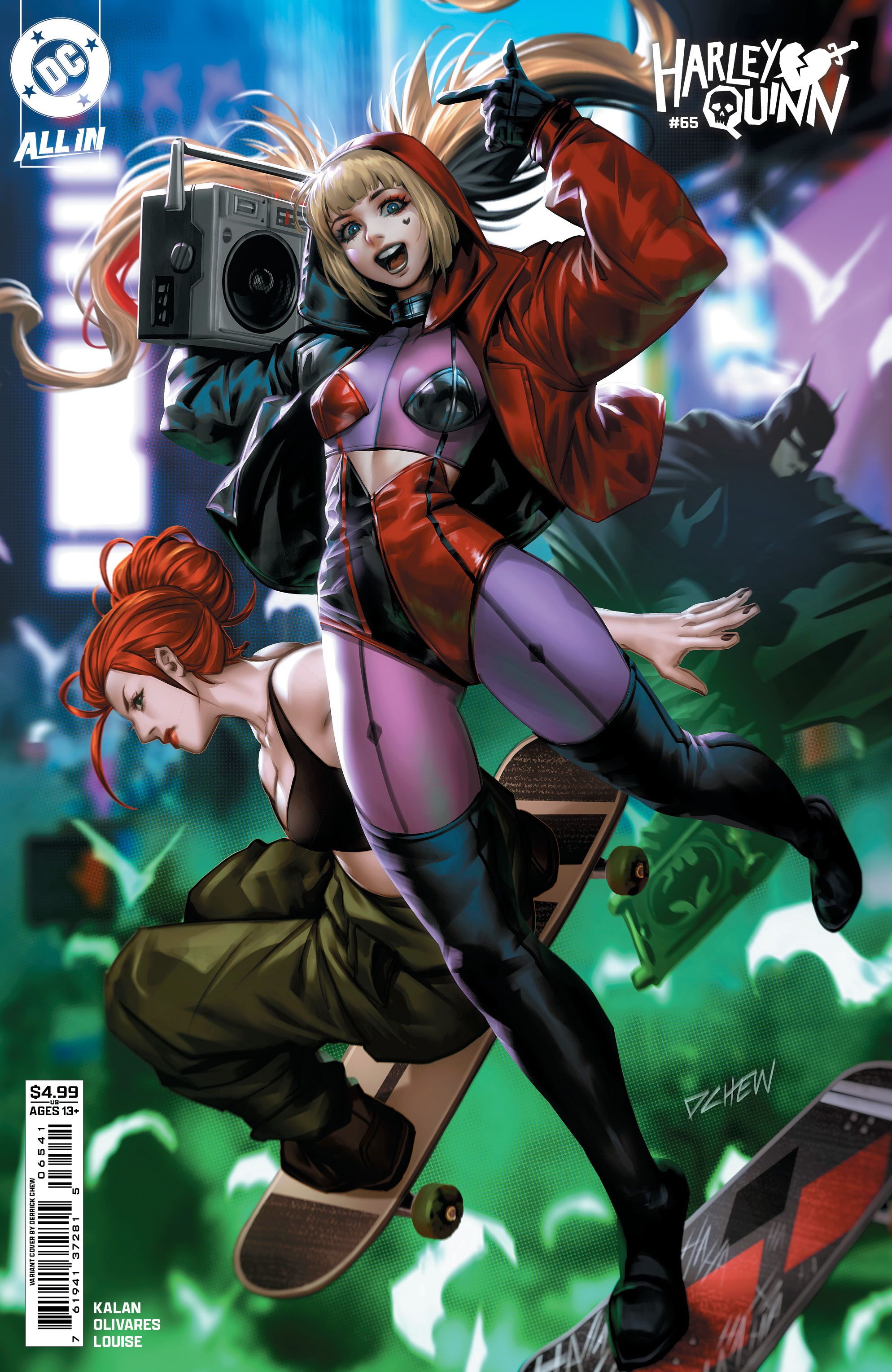 Harley Quinn #65 (Cvr D Derrick Chew Card Stock Variant) Comic