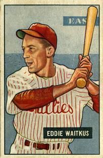 Eddie Waitkus 1951 Bowman #28 Sports Card