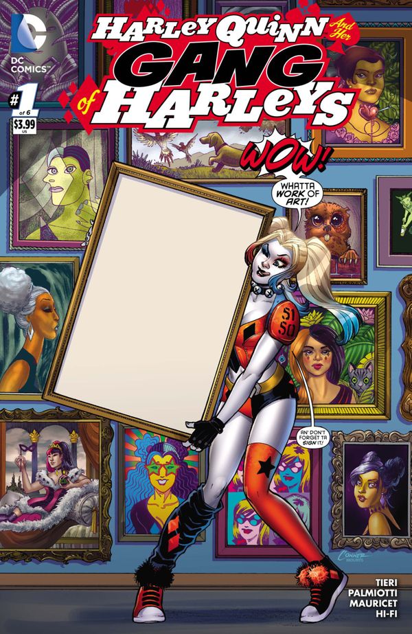 Harley Quinn And Her Gang Of Harleys #1 (Amanda Conner Variant Cover)