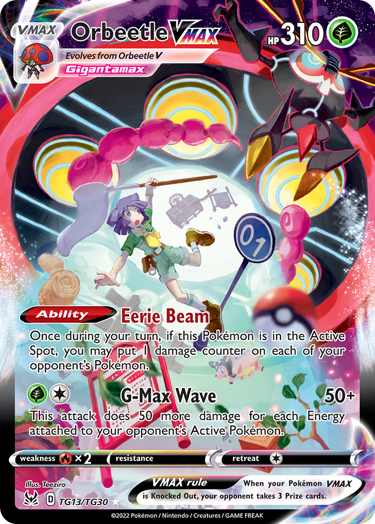 Orbeetle VMAX (TG13) - Lost Origin Trainer Gallery Pokémon Card