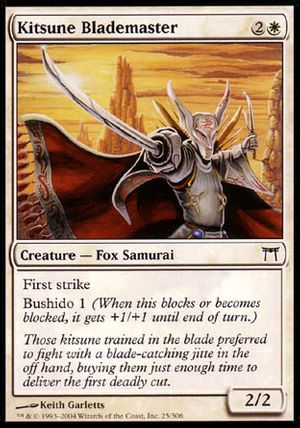 Kitsune Blademaster (Champions of Kamigawa)