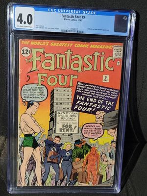 FANTASTIC FOUR #5 CGC 6.0 CR/OW PAGES