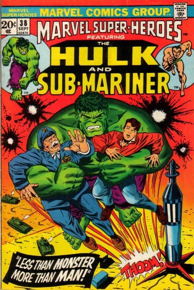 Marvel super heroes featuring best sale the hulk and submariner