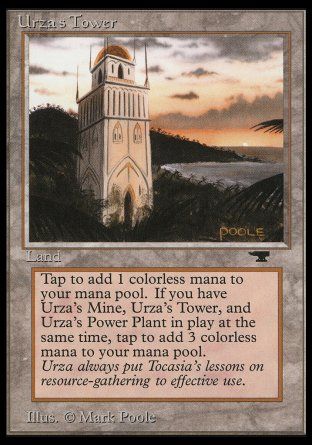 Urza's Tower (Shore) (Antiquities) Trading Card