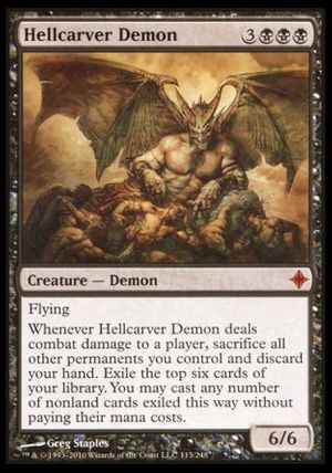 Hellcarver Demon (Rise of the Eldrazi)