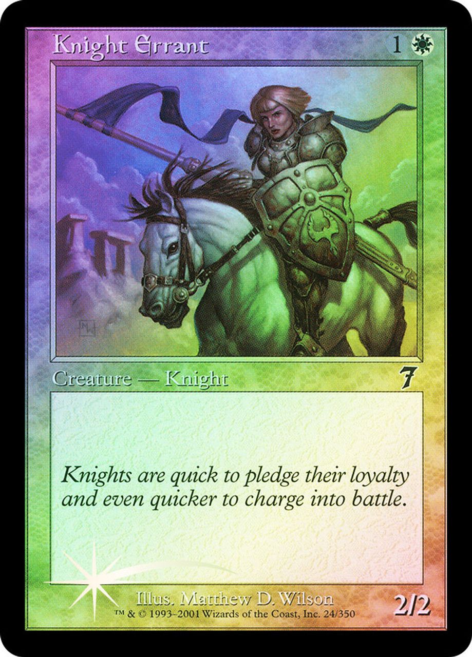 Knight Errant (7th Edition - Foil) Trading Card