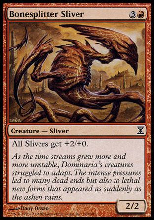 Bonesplitter Sliver (Time Spiral) Trading Card