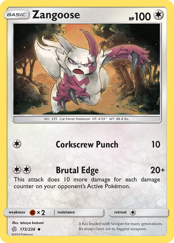 Zangoose (173/236) - Cosmic Eclipse