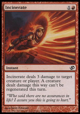 Incinerate (Jace vs. Chandra) Trading Card