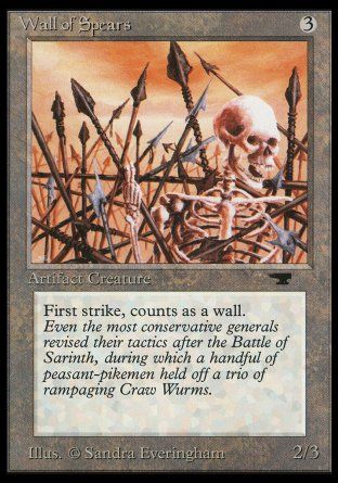 Wall of Spears (Antiquities) Trading Card