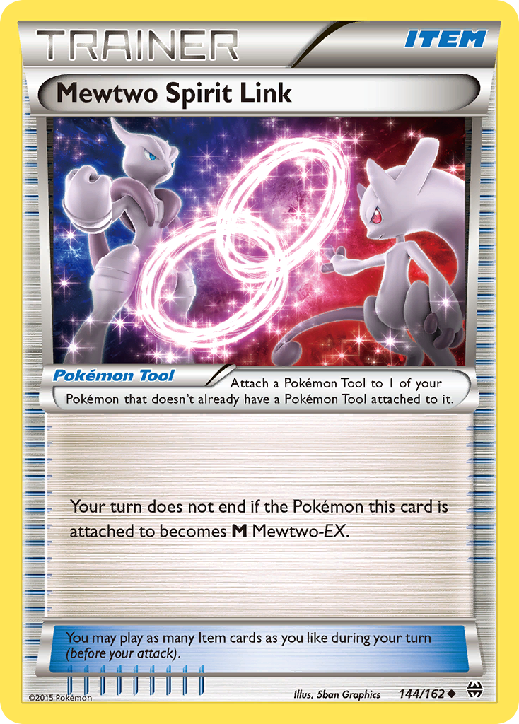 Mewtwo Spirit Link (Trainer: Pokémon Tool) (144/162) - BREAKthrough Pokémon Card