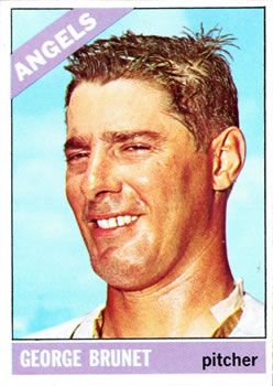George Brunet 1966 Topps #393 Sports Card