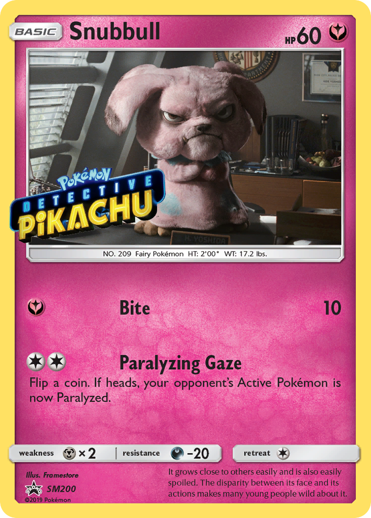 Snubbull (SM200) - SM Black Star Promos Pokémon Card