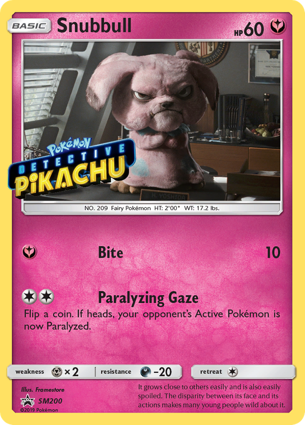 Snubbull (SM200) - SM Black Star Promos