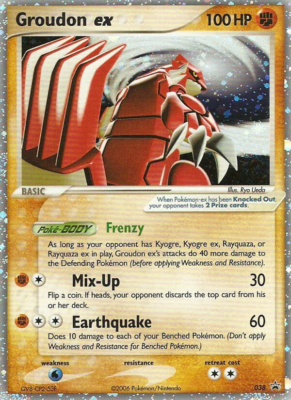 Groudon ex EX (38/40) - Nintendo Black Star Promos Pokémon Card