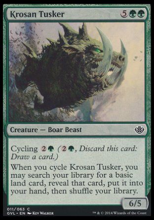 Krosan Tusker (Duel Decks : Anthology) Trading Card