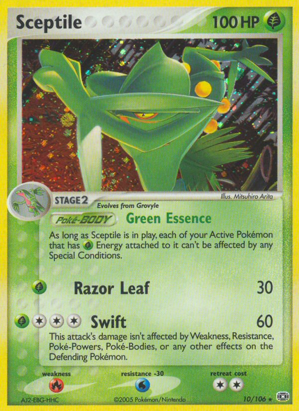 Sceptile (10/106) - Emerald Pokémon Card