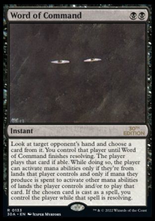 Word of Command (Magic 30th Anniversary Edition) Trading Card