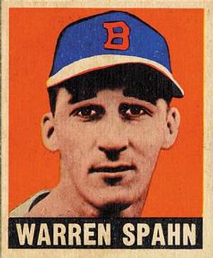 Warren Spahn 1948 Leaf #32