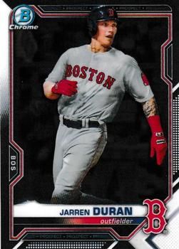 Jarren Duran 2021 Bowman Chrome - Prospects Baseball #BCP-170 Sports Card