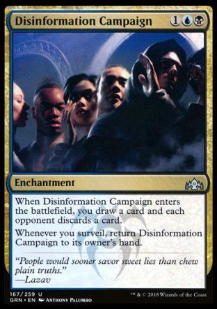 Disinformation Campaign (Guilds of Ravnica) Trading Card