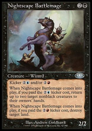 Nightscape Battlemage (Planeshift) Trading Card