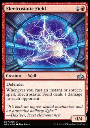 Electrostatic Field (Guilds of Ravnica) Trading Card