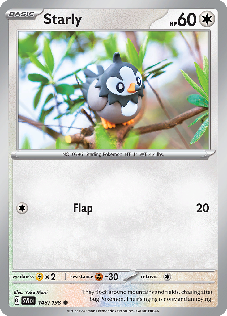 Starly (148/198) - Scarlet & Violet Pokémon Card