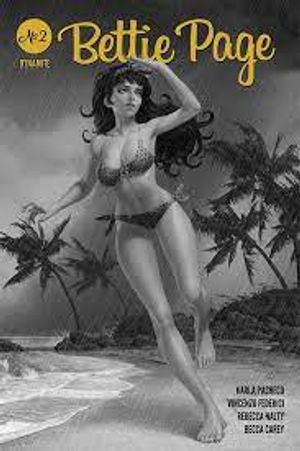 Bettie Page #2 (25 Copy Yoon B&w Cover)