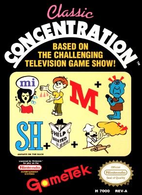 Classic Concentration Video Game