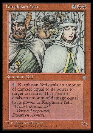 Karplusan Yeti (Ice Age) Trading Card