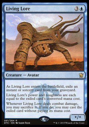 Living Lore (Dragons of Tarkir) Trading Card