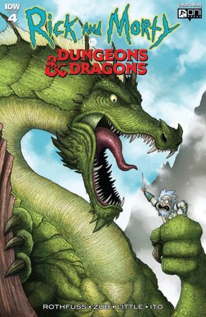 Rick and Morty Vs. Dungeons and Dragons #4 (10 Copy Cover Vasquez)