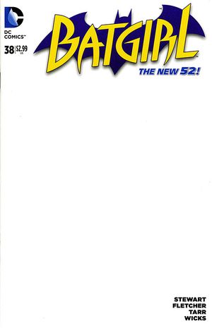 Batgirl #38 (Blank Variant Cover)