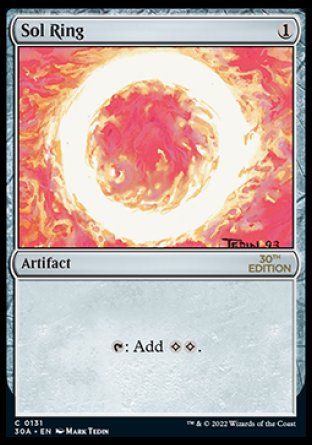 Sol Ring (Magic 30th Anniversary Edition) Trading Card