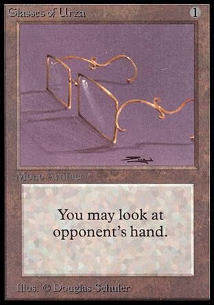 Glasses of Urza (Beta) Trading Card