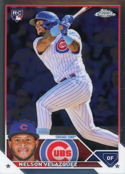 Nelson Velázquez 2023 Topps Chrome Baseball #82 Sports Card