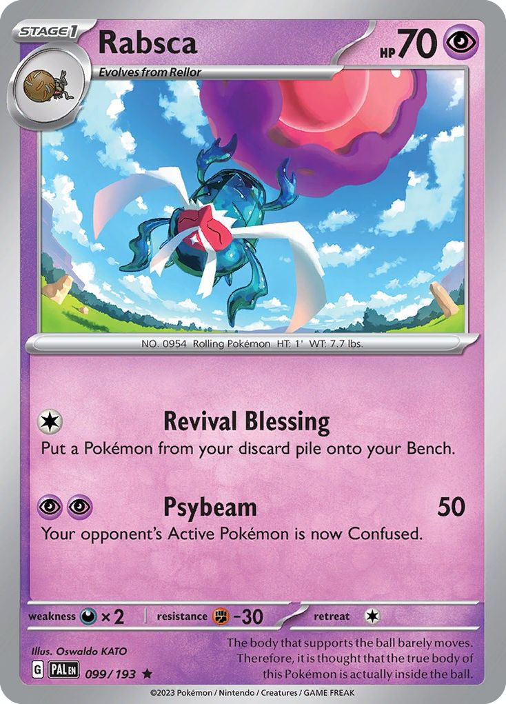 Rabsca (99/193) - Paldea Evolved Pokémon Card