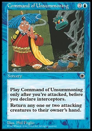 Command of Unsummoning (Portal) Trading Card