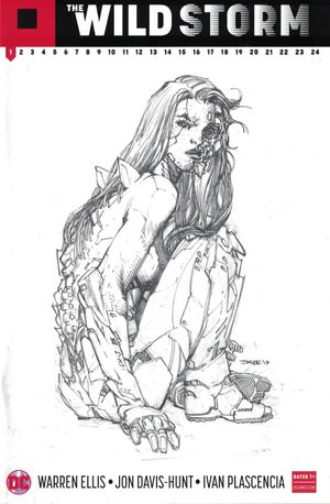 Wild Storm #1 (Black & White Variant Cover)