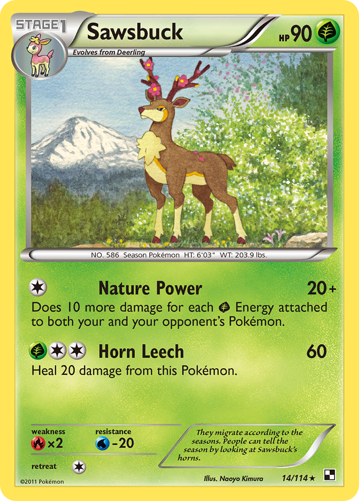 Deerling Pokémon Card