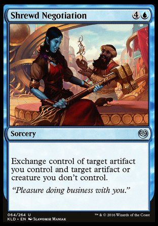 Shrewd Negotiation (Kaladesh) Trading Card