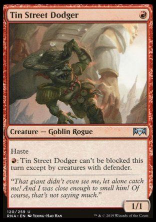 Tin Street Dodger (Ravnica Allegiance) Trading Card