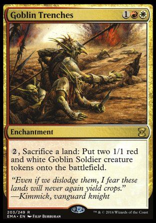 Goblin Trenches (Eternal Masters) Trading Card